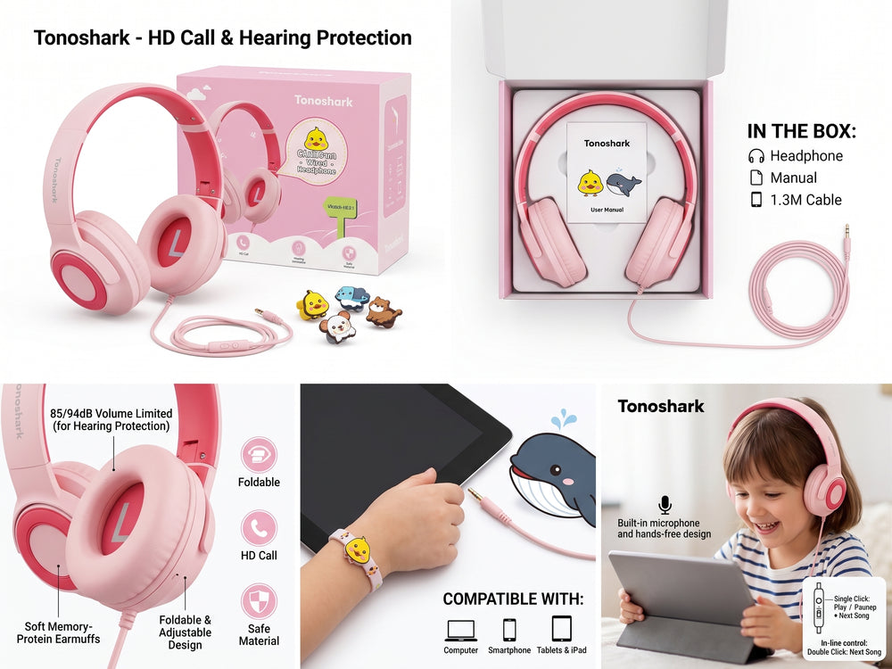 Tonoshark Kids Headphones