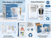 Waterdrop Chubby Pitcher Filtration System